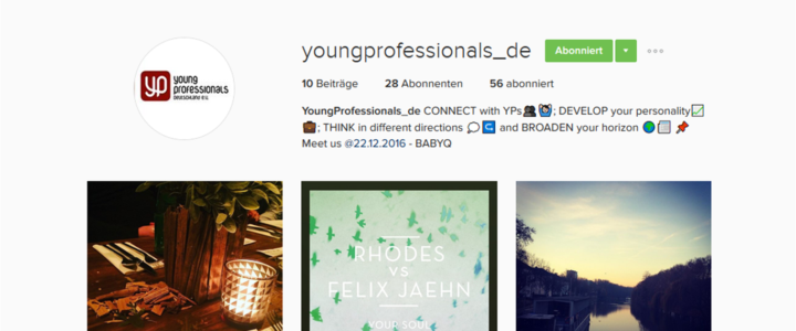Follow us on Instagram: youngprofessionals_de